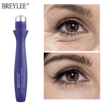 

BREYLEE Retinol Eye Serum Anti Wrinkle Reduce Fine Lines Eye Bag Dark Circle Anti-Aging Lifting Firming Eye Roller Eye Skin Care