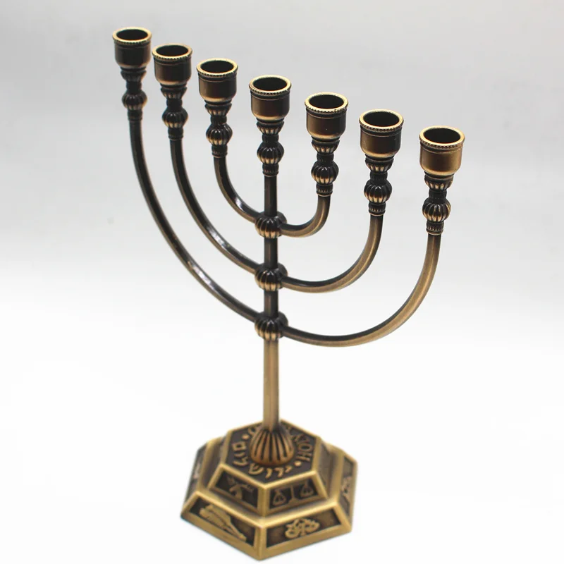 Menorah металлический подсвечник латунный канделябр