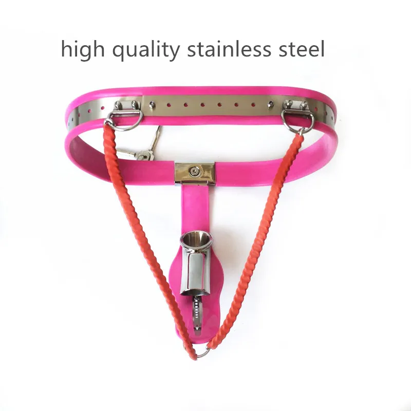 Female-Male-Dual-Purpose-Steel-Chastity-Belt-Device-Removable-Cock-Lock-Cage-Sex-Toy-For-Couple (3)_副本