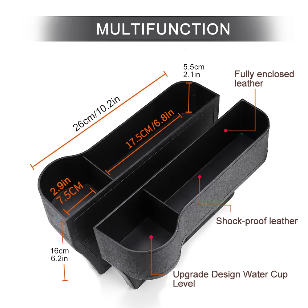 Najtaniej Z boku fotela szczelina kieszonkowy catcher wypełniacz do szczelin do przechowywania ubrań organizują pojemnik wypełniający szczelinę konsola boczna fotel samochodowy Gap organizer kieszeniowy