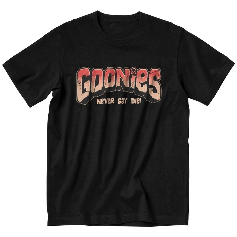 The Goonies Never Say T Shirt Homme Pure Cotton Tee Tops Comedy Film Tshirt Short Sleeved Urban Fashion T-shirt Gift - T-shirts - AliExpress