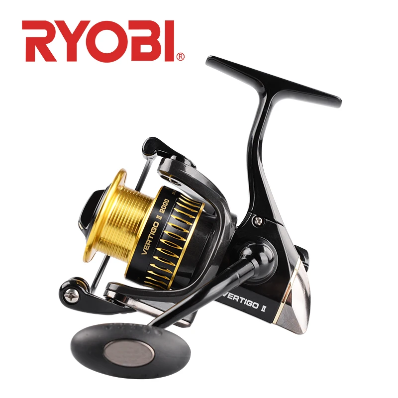 

RYOBI VERTIGO II Spinning Fishing Reels 2000/3000/4000 6+1BB Gear Ratio 5.1:1/5.0:1 MAX DRAG2.5kg~5.0kg metal spool reel fishing