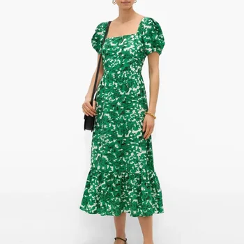 

Summer Ankle-length Dress 2020 Print Boho Wrap Beach Dress Sexy Pleated Elegant Bodycon Long Party Dress Sundress Vestidos