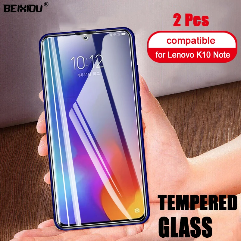 Защитное стекло закаленное 2.5D 9h для Lenovo K10 Note 2 шт.|Защитные стёкла и плёнки| |