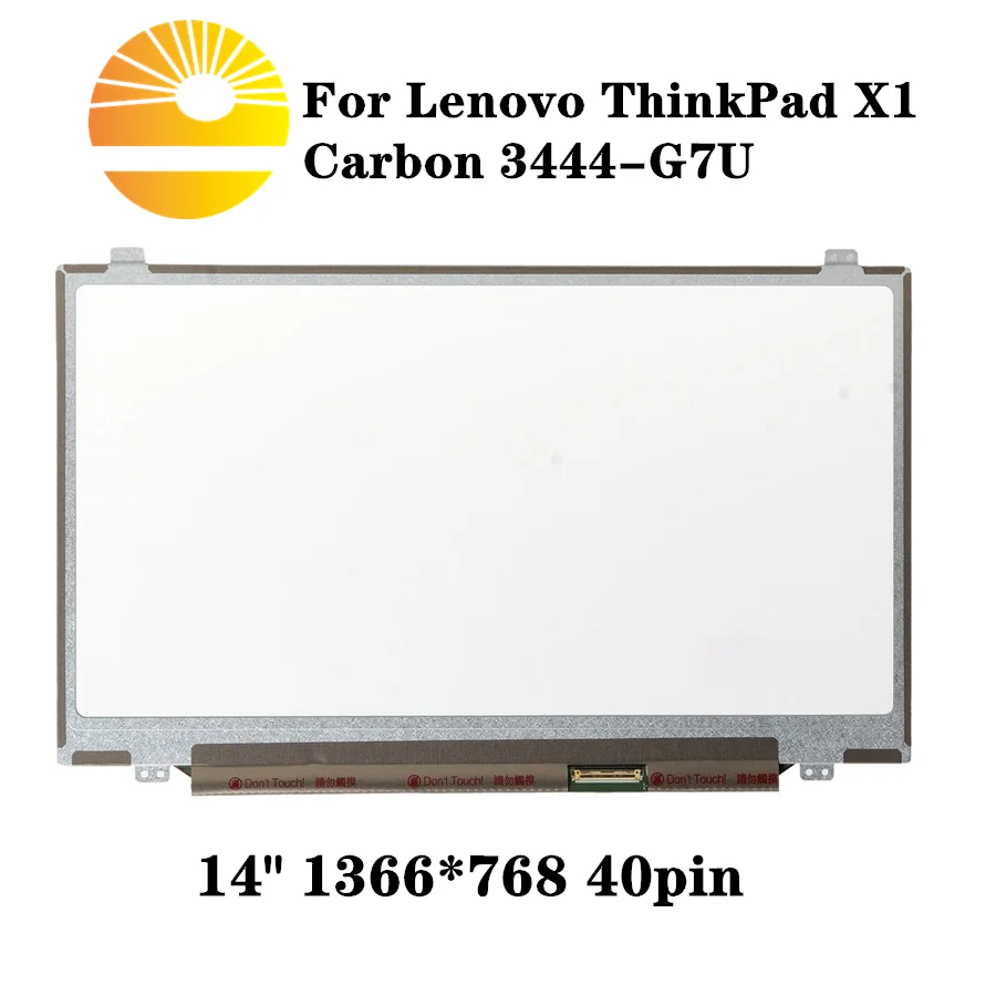 Тонкий светодиодный ЖК-экран для IBM lenovo THINKPAD X1 CARBON 3444-G7U 14," WXGA HD