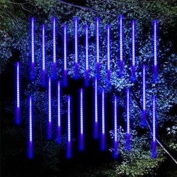 

Thrisdar Waterproof 50CM 8 Tube Meteor Shower Rain LED String Light Outdoor Holiday Wedding Party Xmas Tree String Garland Light