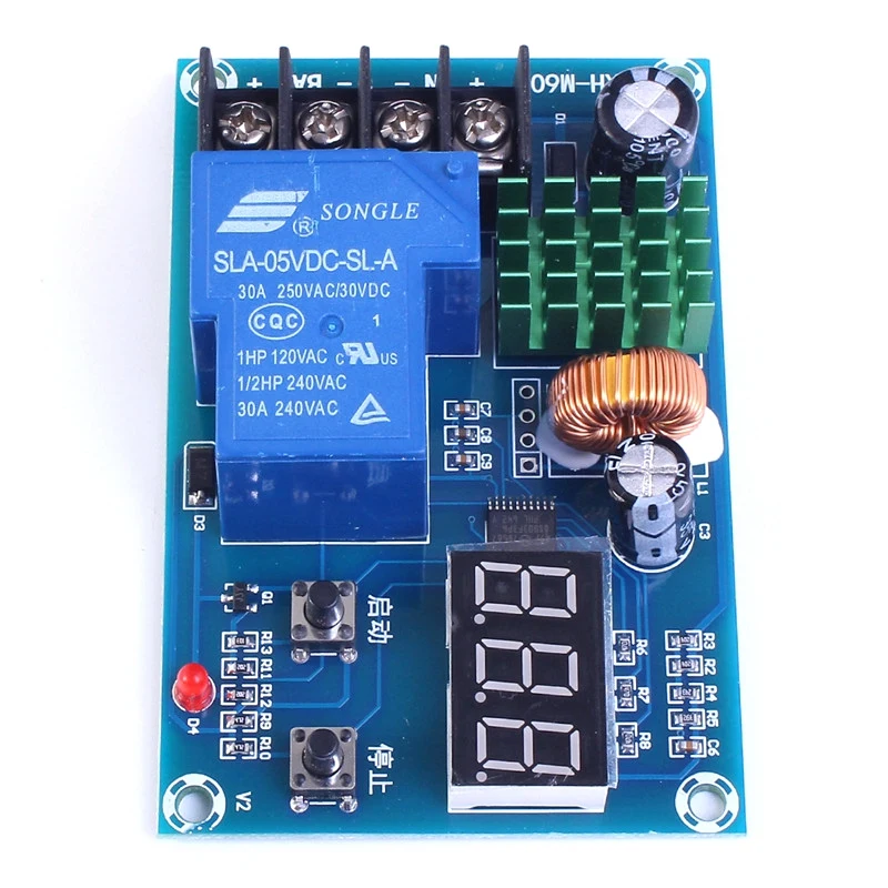 

DC 6V-60V Programmable Digital Battery Charge Controller Protection Switch for Lead Acid Lithium Solar Panel Battery