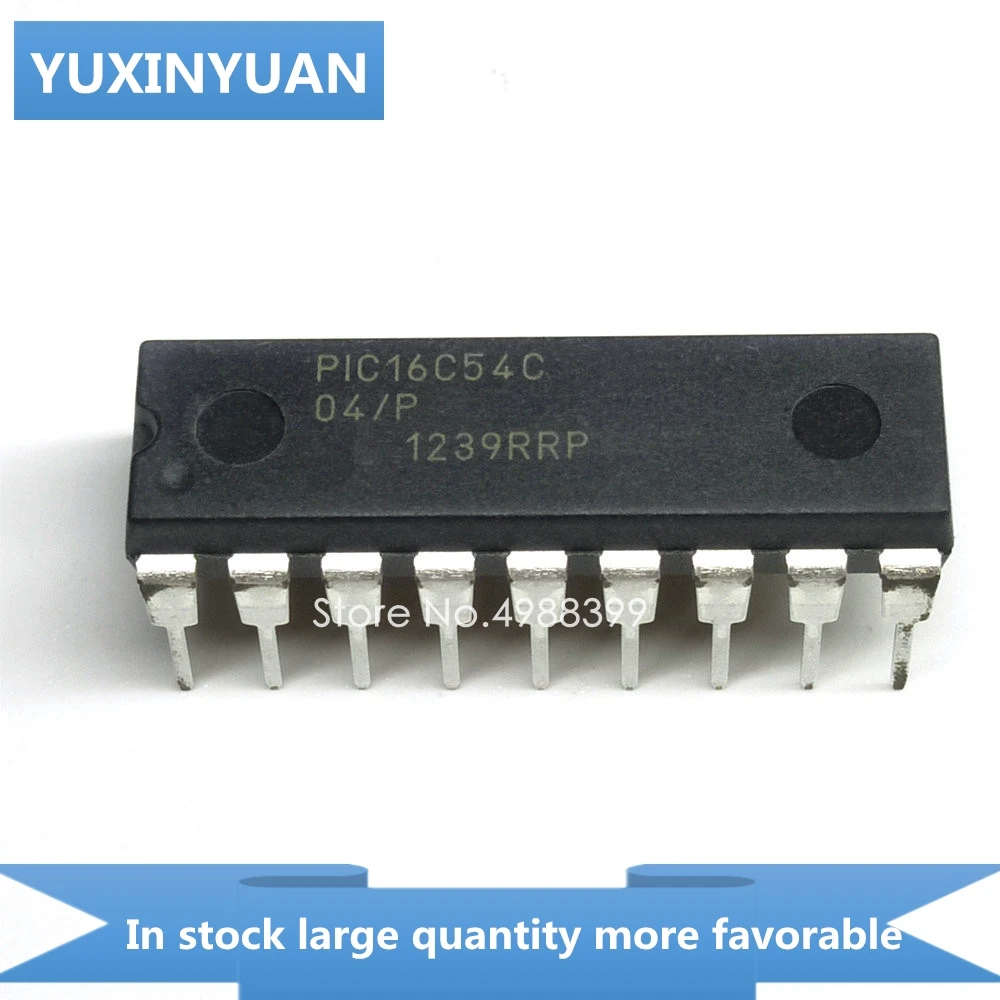 YUXINYUAN 1 шт. PIC16C54C04-P PIC16C54C04 PIC 16C54C04-P 16C54C04DIP18 в наличии | Электронные компоненты и
