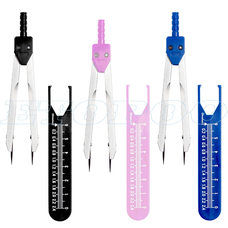 1pcs ECG ruler ECG goniometer medical ruler Medical Caliper electrocardiogram divider Medical Divider