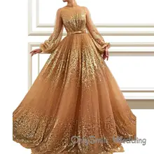 Роскошная блестящая подвеска, шикарные платья знаменитостей, вечерние платья для красной дорожки с длинным рукавом и высоким вырезом, вечерние платья для выпускного вечера трапециевидной формы