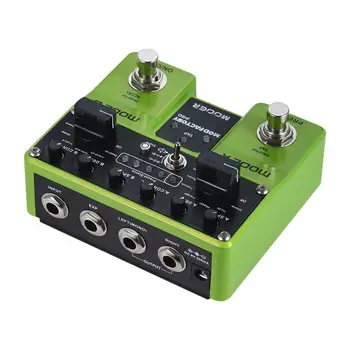 

MOOER MODFACTORY Pro Dual Modules Modulation Guitar Effect Pedal 16 Modulation Effects Tap Tempo Function with Dual Footswitches