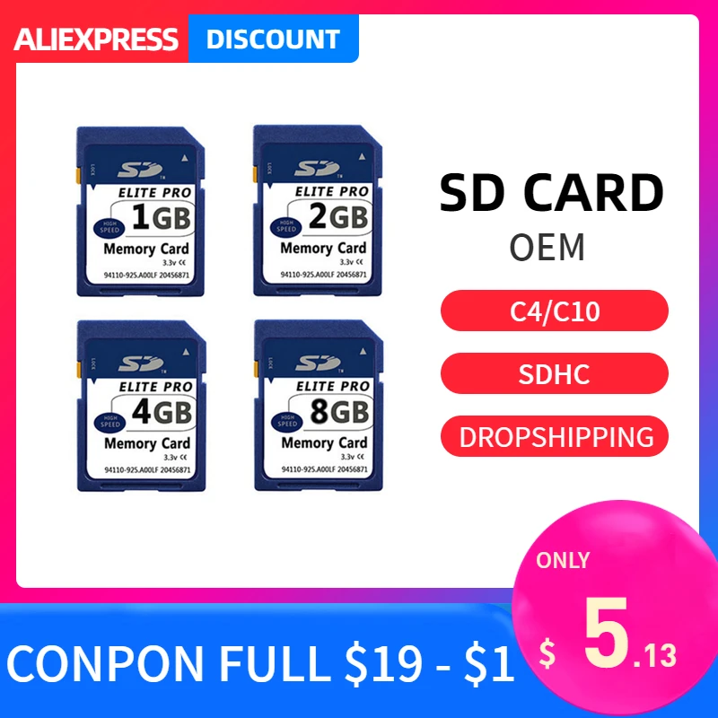 SD-карты Speicherkarte 1 GB 2 GB 4 GB 8 GB SDXC SD-karte Secure Digital-картао de мемори Carte