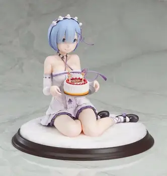 

12cm Re : Life in a different world from zero Rem cake Anime Action Figure PVC toys Collection figures for friend gift