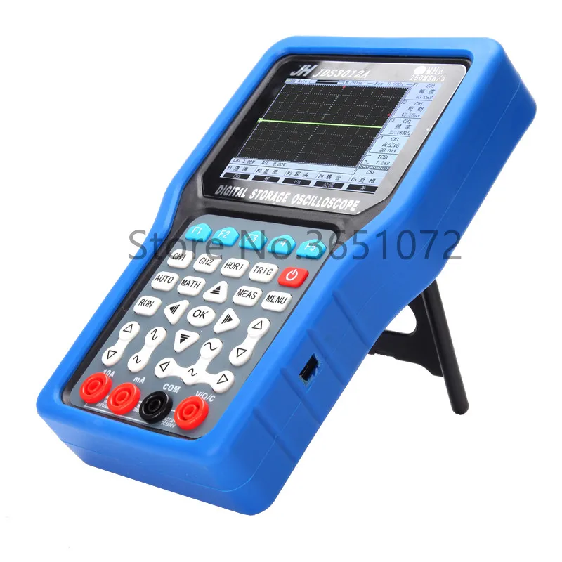 

JDS3012A Portable Storage Oscilloscope 1 analog channel 1 digital channel