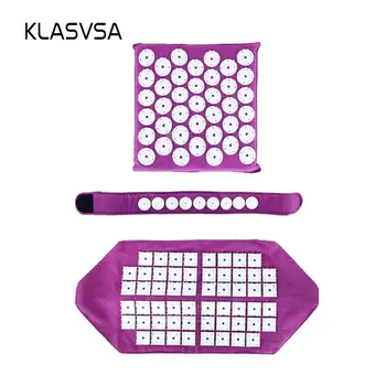 

KLASVSA Acupressure belt Massager Acupuncture Stress Reflexology Mat Head Back Leg Pain Relief Relax Health Care