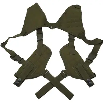 

Horizontal Tactical Shoulder Pistol Hand Holster With Pouch Shoulder Double Warehouse Bag Mag Double Wooden With Y4M9