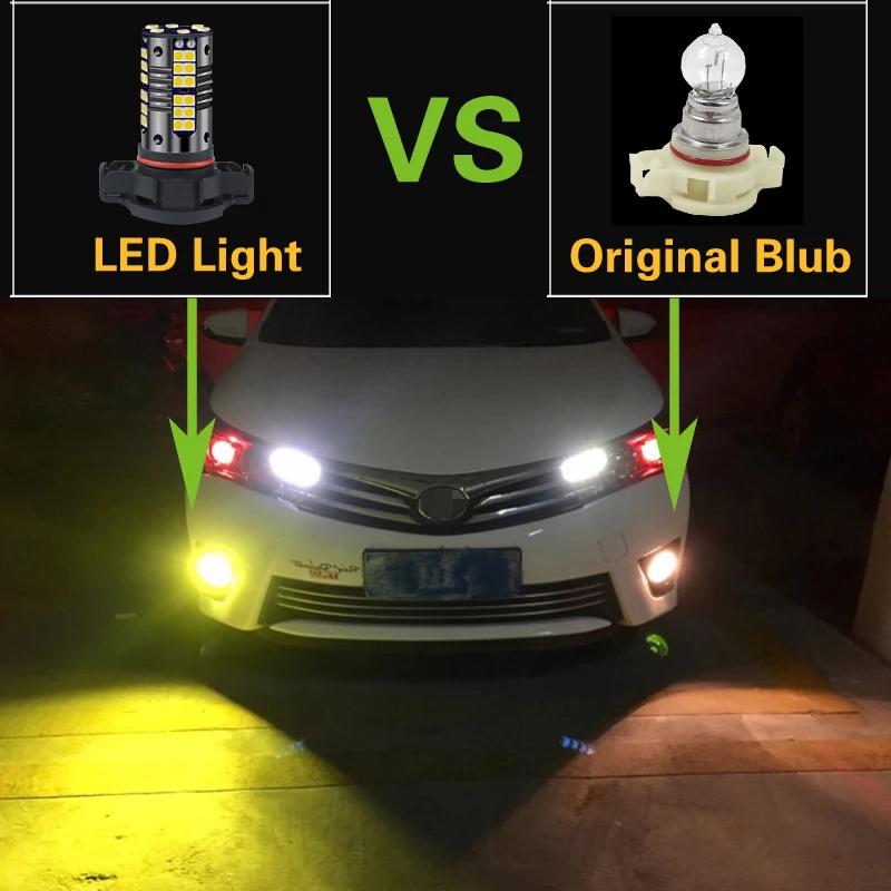 2pcs LED �Ȱ� �� Blub PSX24W 2504 ���� ���ٷ� BRZ XV ���� ���۷� JK �ֱ��� ���� ���� �׷��� ĳ���� ���� Captiva