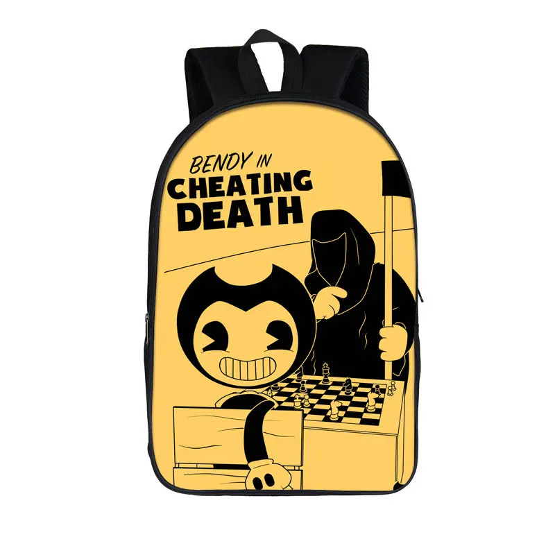 Bendy и чернильная машинка рюкзаки для детей школьные сумки мультфильм игра 3D книга рюкзак повседневная школьная сумка дропшиппинг - Цвет: photo colour