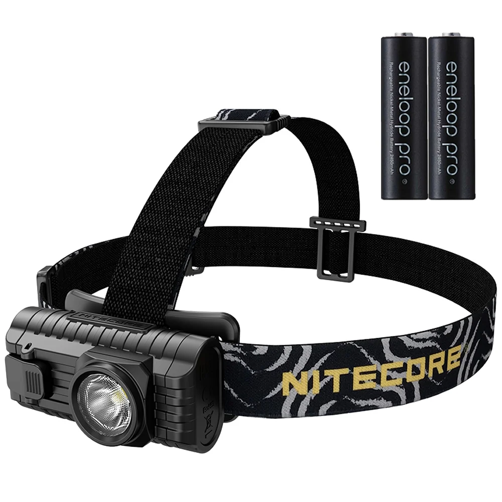 

2019 NITECORE HA23 CREE LED Headlamp 2x 2500mAh Rechargeable Battery Lightweight Design Durable PC Materials Light Free Shipping