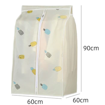 

Wardrobe Hang Clothes Suit Coat Dust Cover Protector Storage Zip Bag Organizer