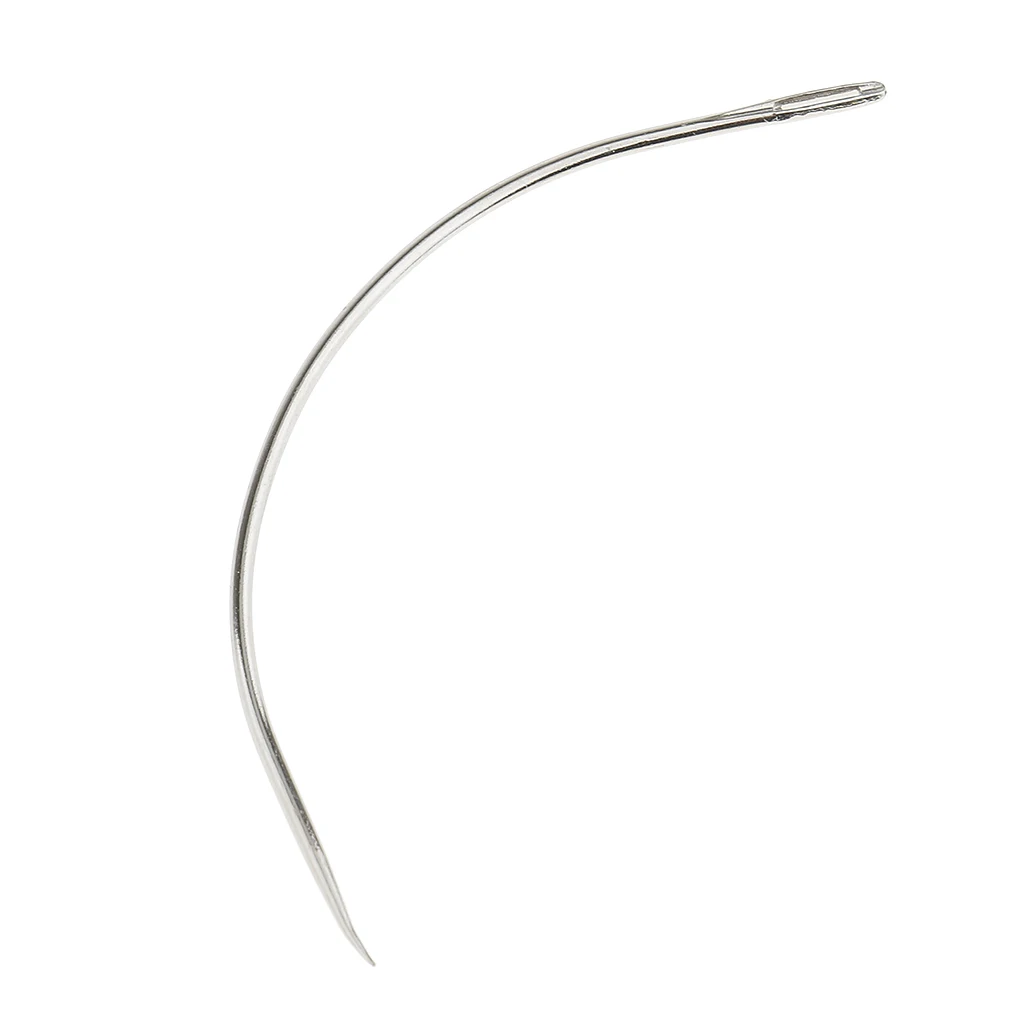 Durable 12Pcs C Type Weaving Curved Needles Pins Needles For Hair Extension