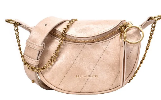 Beige PUIMENTIUA новая маленькая сумка-мессенджер на цепочке модная сумка из искусственной кожи через плечо для женщин женские дорожные сумки - Цвет: Beige