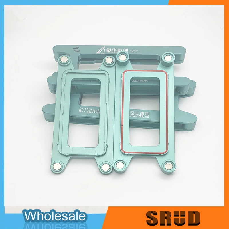 Metal Magnetic Clamping Frame Mold For iPhone X XS MAX 11 12 13 Mini Pro Max Frame Glue Holding Positioning Laminating Mould