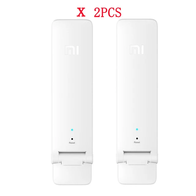 Xiaomi Wi-Fi ретранслятор 2 усилитель-удлинитель 300 Мбит/с Amplificador Беспроводной WI-FI расширитель для mi - Цвет: 2pcs
