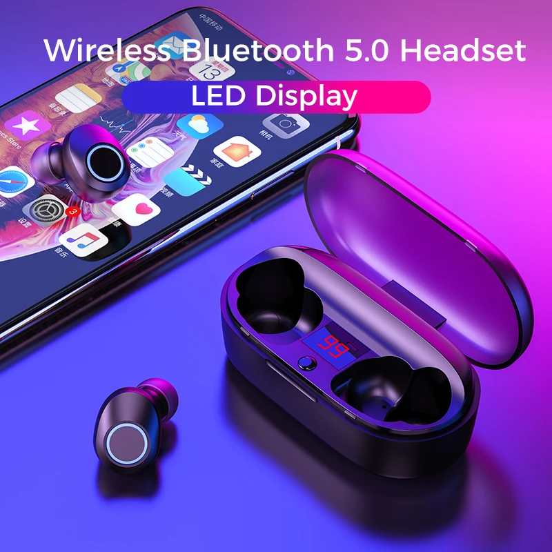 Doboss оригинальные беспроводные стерео наушники Bluetooth V5.0 Erphone Беспроводные с микрофоном для iPhone samsung huawei Xiaomi
