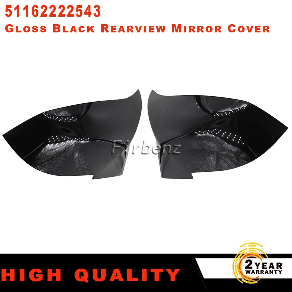 

Rear View Mirror Cover Case Cap Gloss Black For BMW 1 2 3 4 Series F20 F21 F22 F23 F87 M2 F30 F31 F34 F32 F33 F36 51162222543