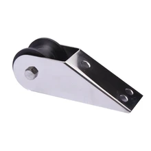 Морской нержавеющая сталь Лодка лук якорь роликовый Кронштейн ролики для яхты(черный