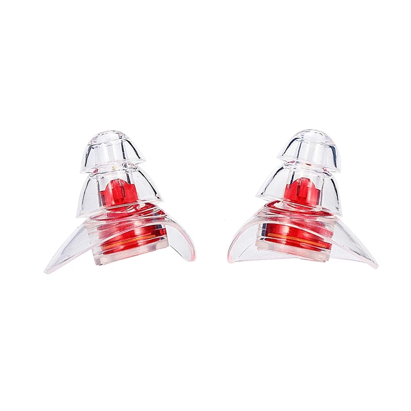 

AMS-1 Pair Soft Silicone Ear Plugs Ear Protection Reusable Professional Music Earplugs Noise Reduction For Travel Sleep Dj Bar B