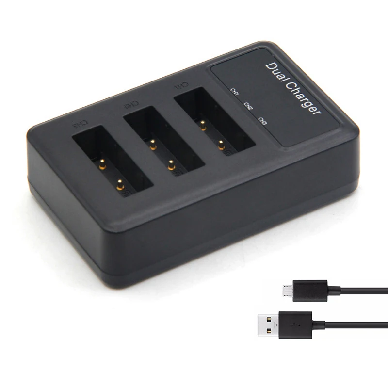 

NP-BX1 Battery Charger NP BX1 Bateria 3 Slots USB Charger for Sony DSC RX1 RX100 AS100V M3 M2 HX300 HX400 HX50 HX60 GWP88 Camera