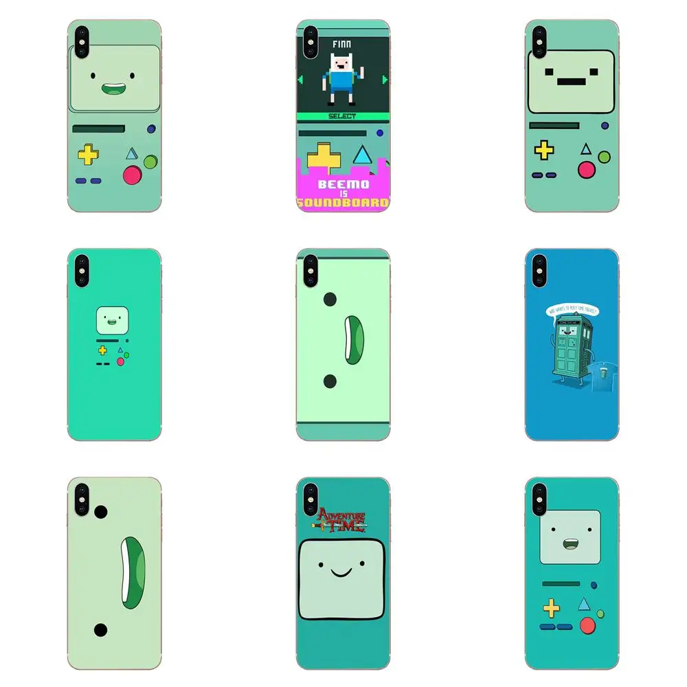 Милый мультфильм время приключений персонаж BMO Beemo Мягкий футляр для телефона