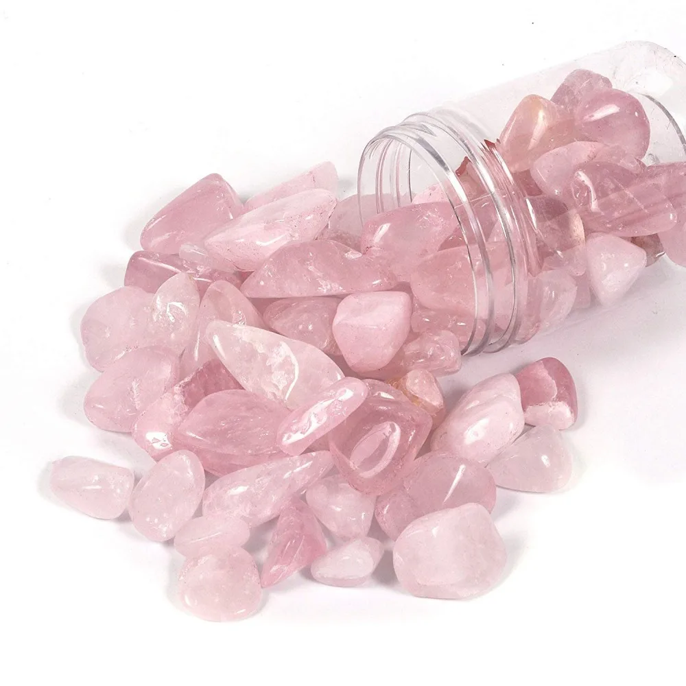 rose quartz crystal tumbled stones (5)