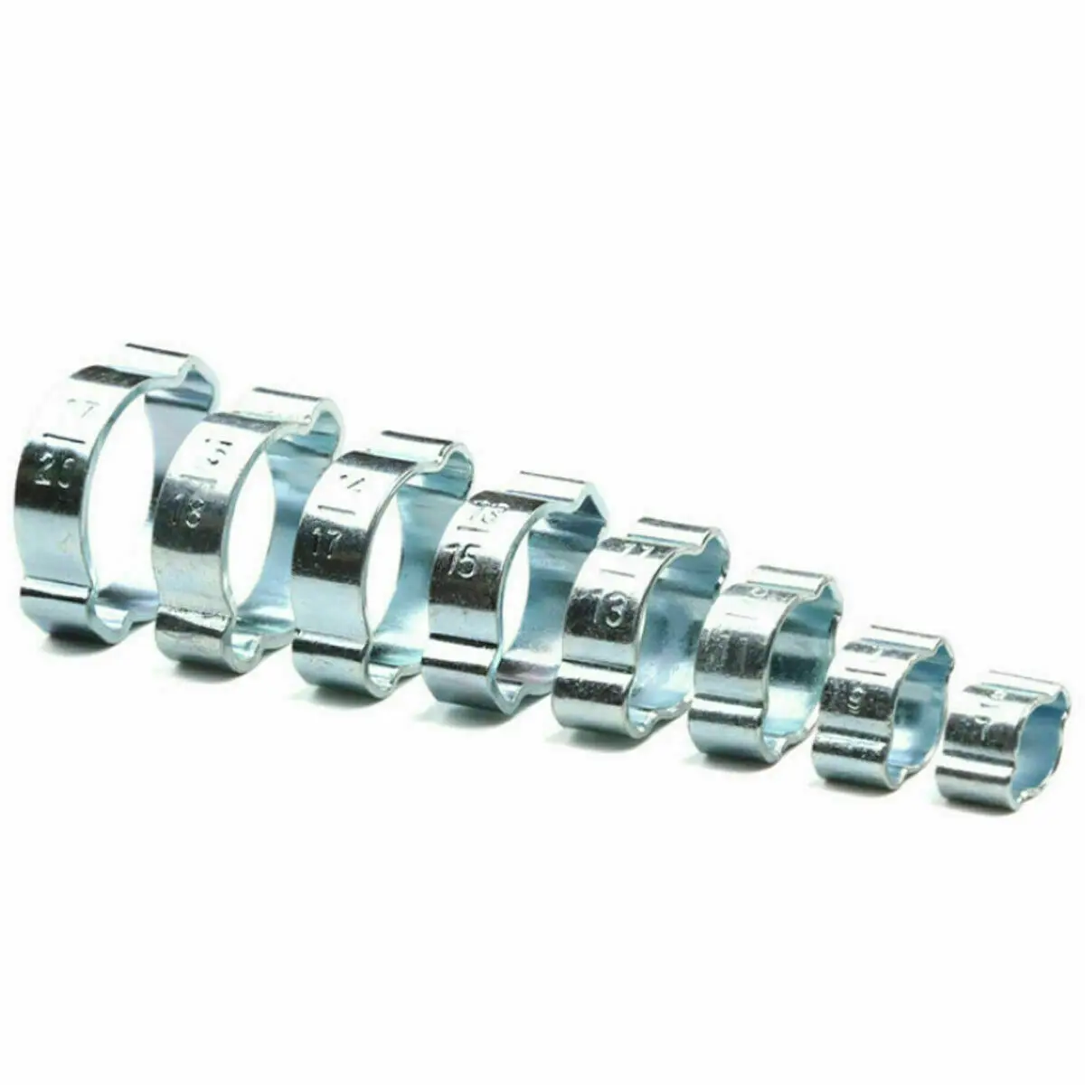 aco inoxidavel grampos cinch bracadeira anel 80pcs 05