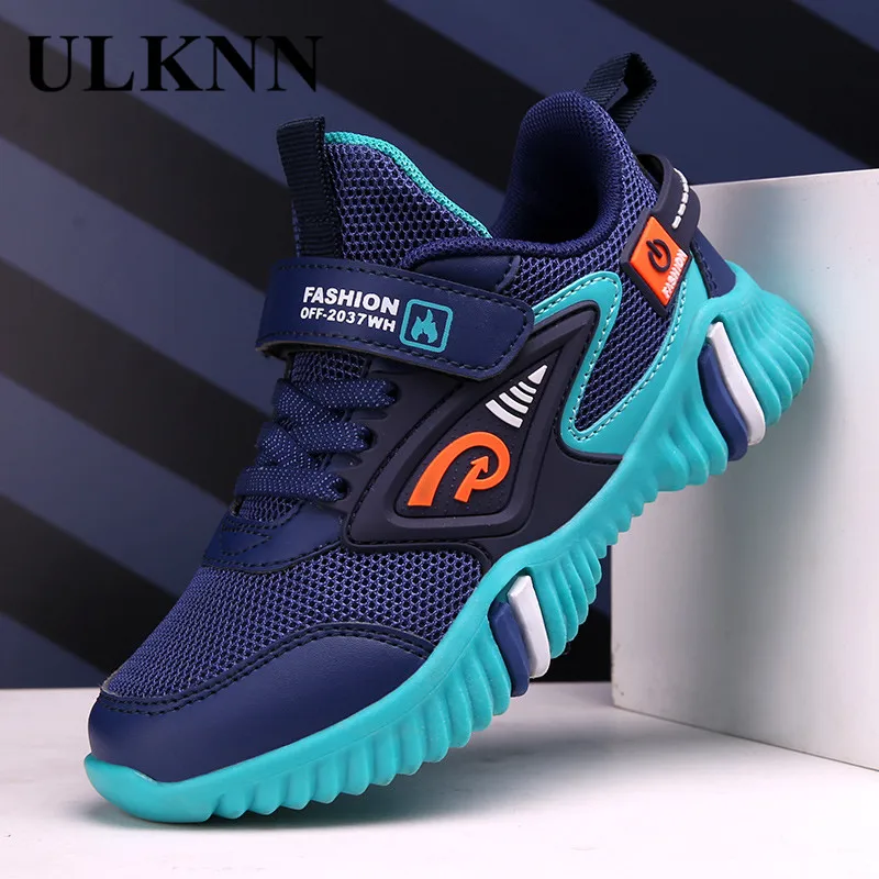 ULKNN BOY'S Athletic Shoes Autumn Big Virgin Boy Children' Shoes Breathable Mesh BOY'S Shoes2020 New Style