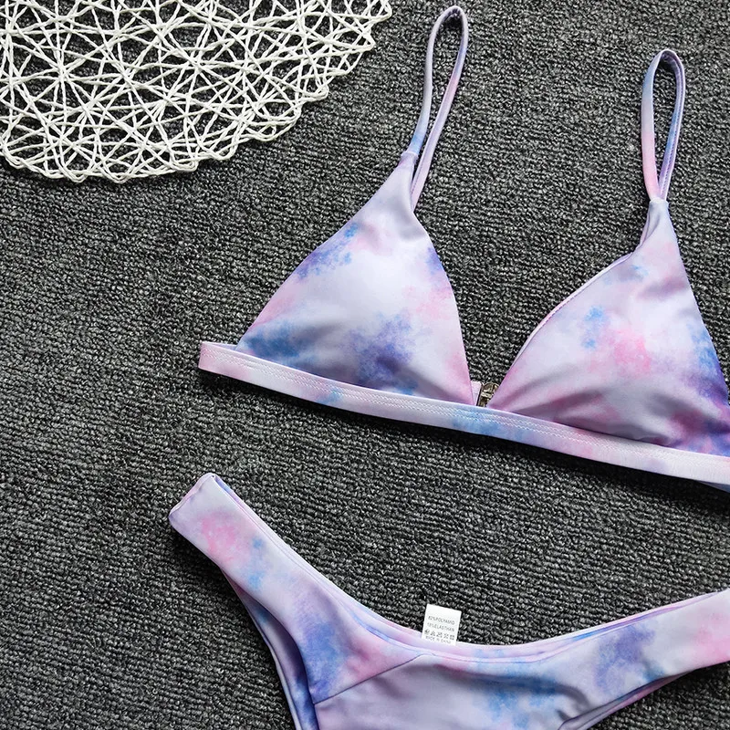 2020 leopard print Bikini Set Women Swimming V Neck Swimwear Sexy Bikinis Swimsuit Biquini Female Beachwear Female Bathing Suit