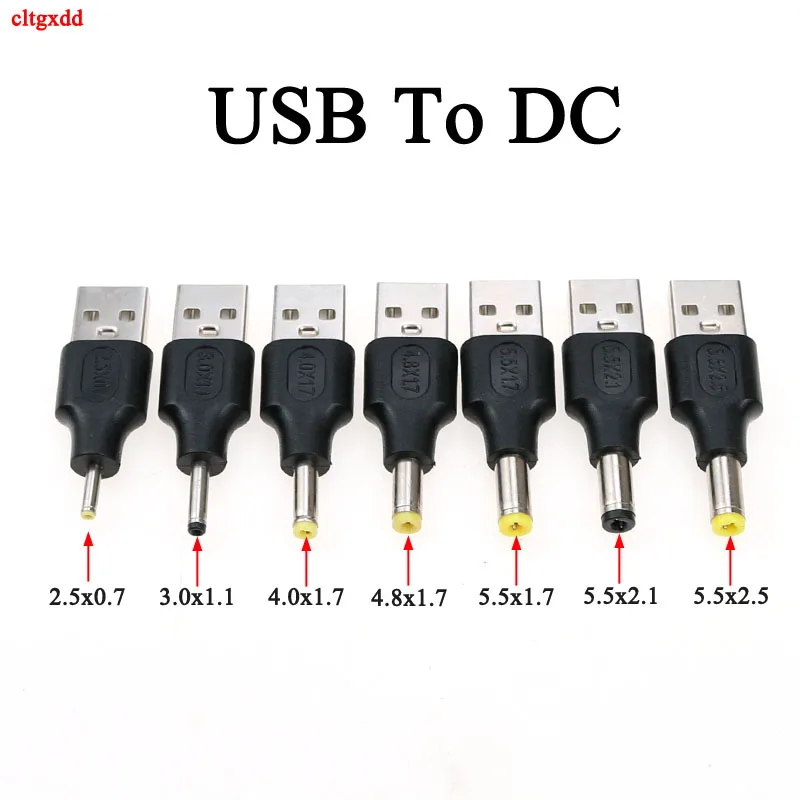 Переходник с разъемом питания USB типа А на 5 5x2 5*2 1 5*1 7 4 8*1 0*1 2 5*0 3 мм В разъем