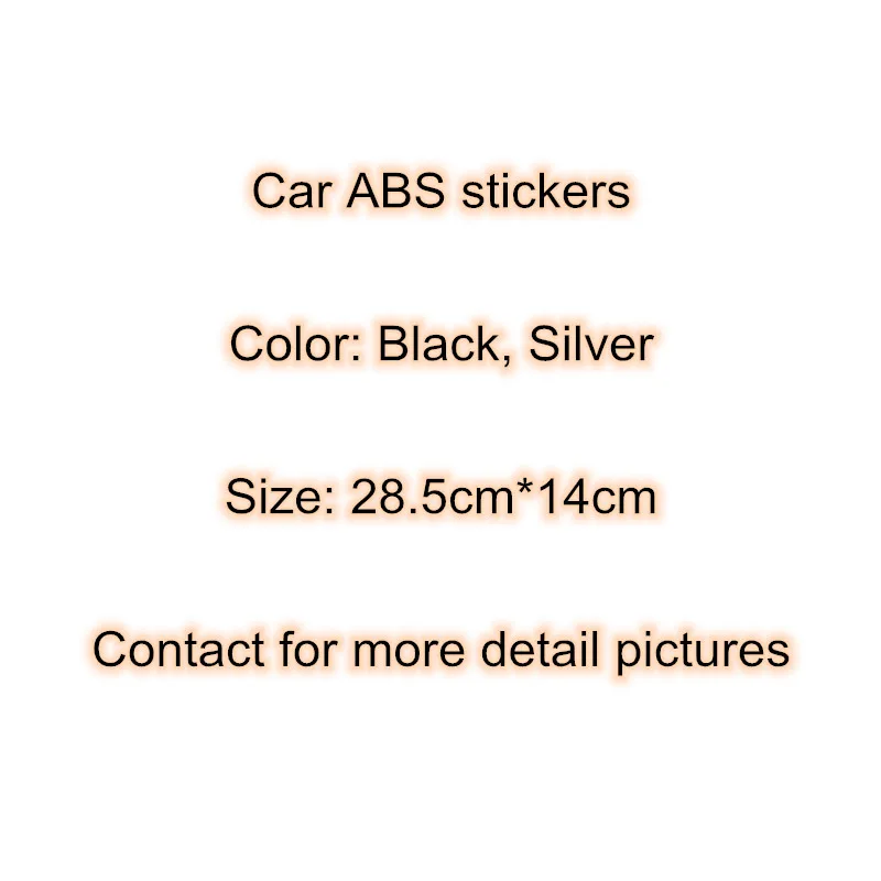 Car Styling 1500 2500 3500 Heavy Duty Silver Black ABS Emblem Badge Rear Trunk Logo Sticker Auto Accessories
