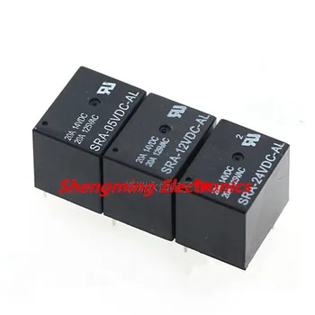 

10pcs 4pins SRA-05VDC-AL SRA-12VDC-AL SRA-24VDC-AL 20A 125VAC T74 Relay