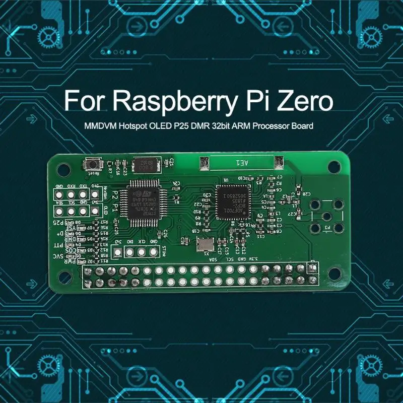MMDVM точка доступа OLED P25 DMR 32 бит ARM процессор плата для Raspberry Pi Zero