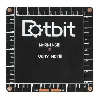 

100x100x2MM Mini Double-Sided Heating Plate Heated Hot Bed with 1M Power Cable for 3D Printer Parts Accessories