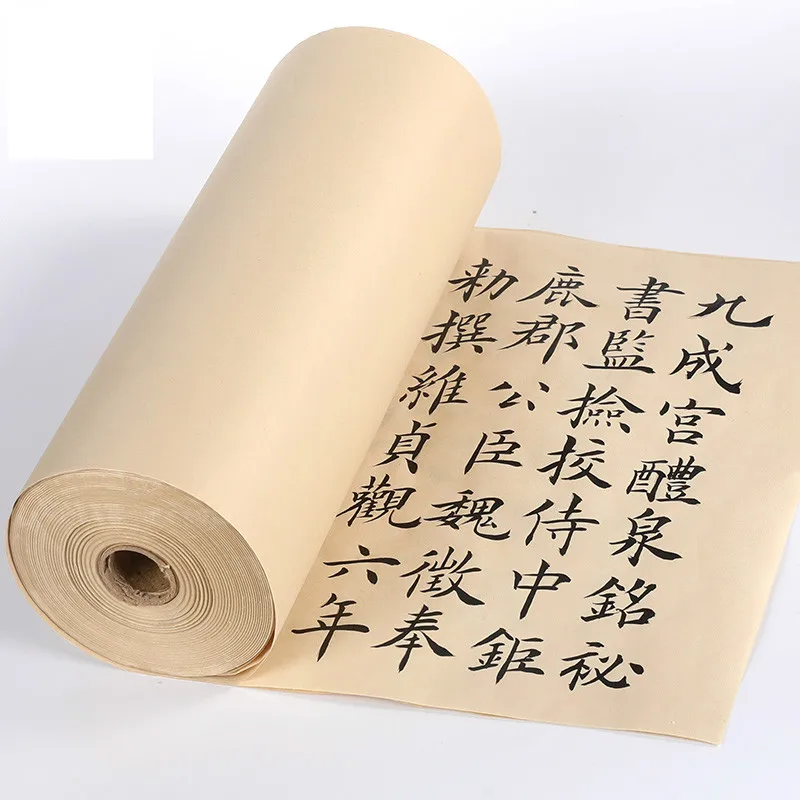 Raw Rolling Papers Chinese Calligraphy Rice Paper Half-Ripe Xuan Papers Painting Thicken Chinese Ripe Roll Rice Papers 100m