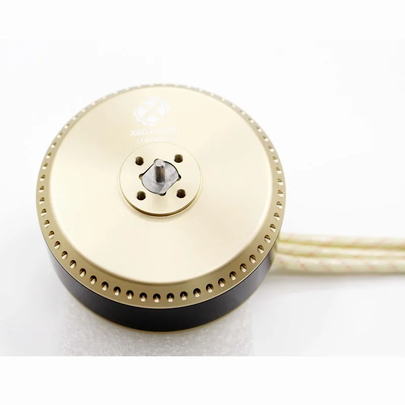 

1PCS Agriculture X60 KV130/KV280 Water-proof Motor Multi-axis Thick Line 6S LiPo Engine Golden for RC Plant UAV Drone