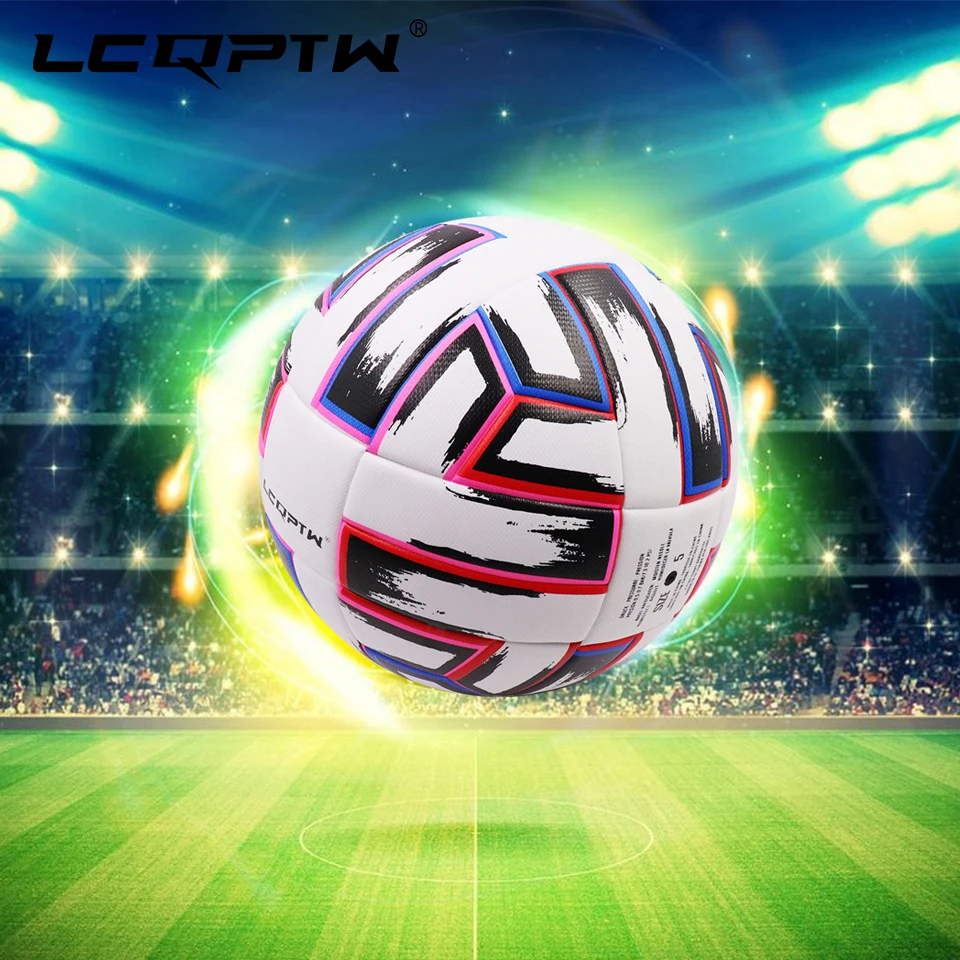 

2019 Champions League Soccer Ball Size 5 Training Football PU Material Anti-slip Seamless Futbol Voetbal