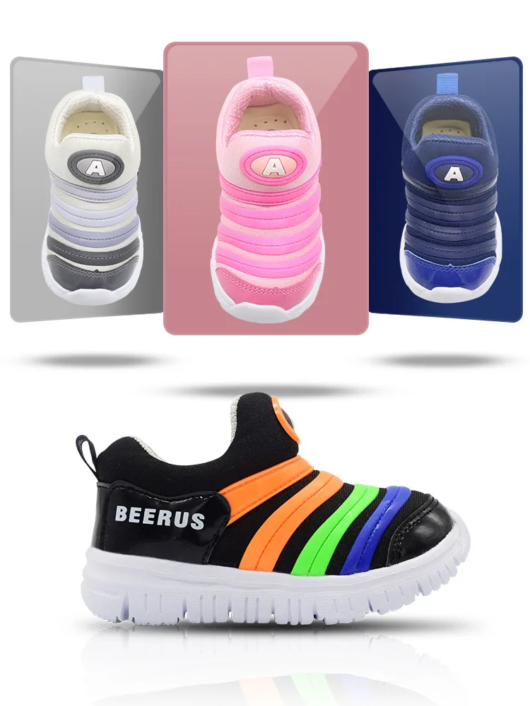 

2019 Summer Caterpillar CHILDREN'S Shoes BOY'S Light Soft Bottom Baby Toddler Shoes Girls Children Athletic Shoes