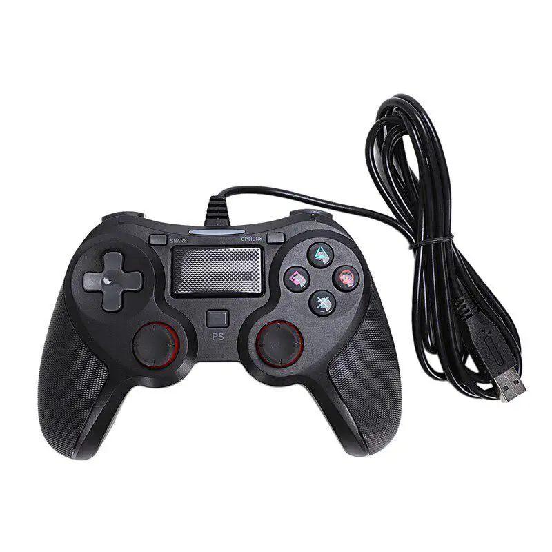 USB проводной геймпад джойстик для Playstation 4/PS4/PS4 Slim/PS4 Pro/PS3 консоль 1,9 м кабель двойной вибрации игровой контроллер