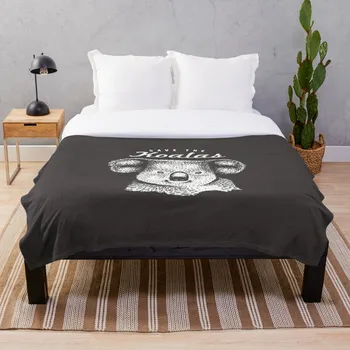 

Save The Koalas Koala Conservation Design Wh Throw Blanket Soft Sherpa Blanket Bed Sheet Single Knee Blanket Office Nap Blanket