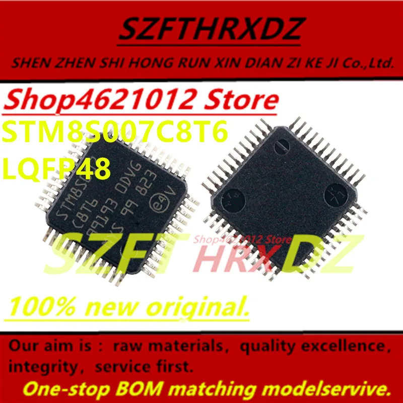 SZFTHRXDZ 100% Новый оригинал 2018 + (5 шт-10 шт) STM8S007C8T6 STM8S007 C8T6 LQFP48 | Обустройство дома